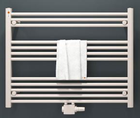 Mert Badheizkörper Comfort mit Mittelanschluss verkehrsweiß 700x900 mm (Höhe x Breite)