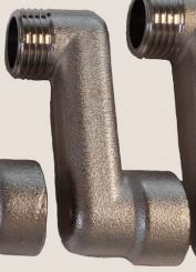 Heizkörper S-Anschluss 1/2'' IG auf 1/2" AG Achsabstand 50 mm