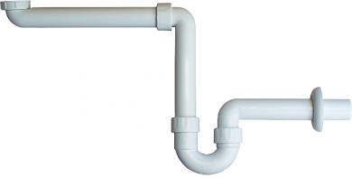 Geberit Raumsparsiphon für Waschbecken horizontal 5/4''x40 mm 