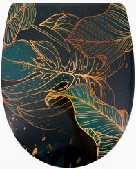 Thermoplast WC-Sitz Blätter Absenkautomatik + Schnellverschluss 