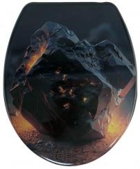 sanicomfort Duroplast WC-Sitz golden stone mit Absenkautomatik 