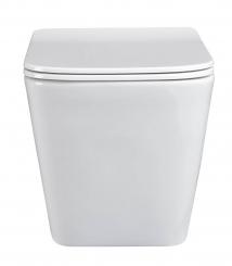 sanicomfort Keramik Tiefspül Wand-WC Set Aliki Square spülrandlos 