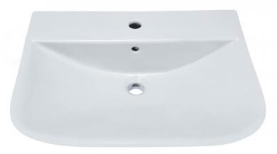 sanicomfort Keramik Waschbecken Rivo 60x45 cm weiß matt 