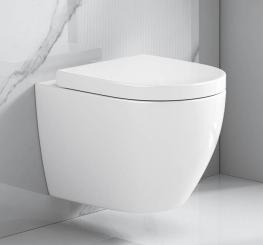 sanicomfort Keramik Wand-WC Set Adonis 2.0 spülrandlos weiß 