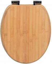sanicomfort Vollholz WC-Sitz Bambus hell mit Absenkautomatik 