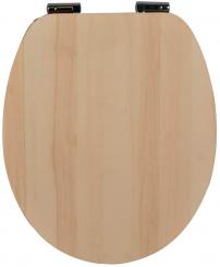 sanicomfort MDF WC-Sitz Ahorn matt lackiert mit Absenkautomatik 