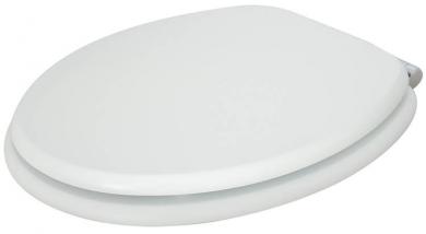 sanicomfort MDF Holzkern WC-Sitz weiß mit Absenkautomatik 