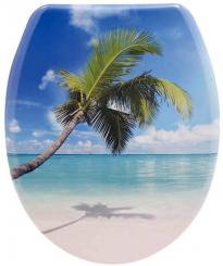 sanicomfort Duroplast WC-Sitz Karibik mit Absenkautomatik 