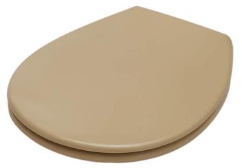 sanicomfort Duroplast WC-Sitz beige matt mit Absenkautomatik 