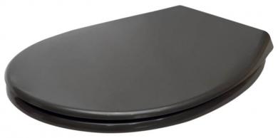 sanicomfort Duroplast WC-Sitz anthrazit matt mit Absenkautomatik 