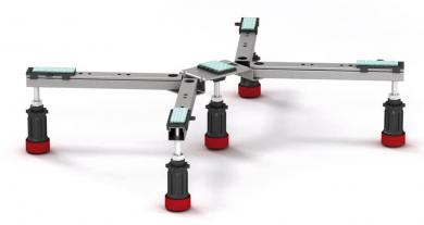 MEPA Duschwannenfuß BW-5 Maxi für Stahl- und Acryl Duschwannen flach 