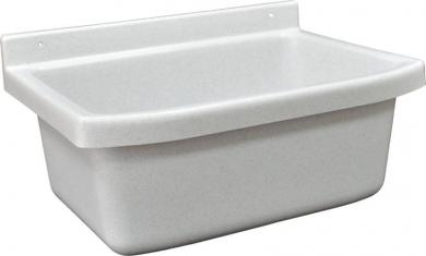 Syntec Mehrzweckbecken weiß marmoriert 550 mm breit