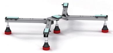 MEPA Duschwannenfuß extra flach BW-5 SF für Stahl- und Acryl Duschwannen 