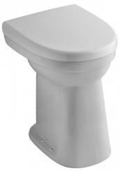 Keramik Stand-WC Flachspüler Medica 100 mm erhöht ohne/mit WC-Sitz 