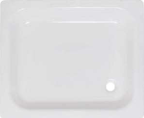 Rechteck Stahl-Duschtasse 90x75x16 cm weiß 