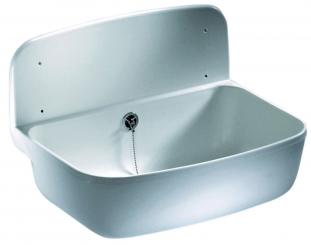 Sanit PVC Ausgussbecken weiß 500x350 mm 