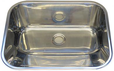 Edelstahl Ausgussbecken für Wandmontage + Arbeitsplatte 