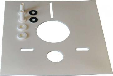 Schalldämmset für Wand-WC eckige Form 390x416x5 mm 