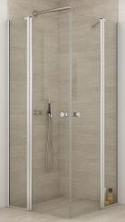 Dansani Match Drehtür an Festteil für Eck-Duschkabine 