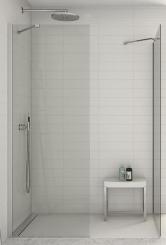 Dansani Match Seitenwand freistehend als Walk-In 