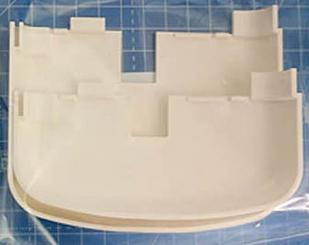 sanicomfort Kunststoff-Abdeckrosette 2-teilig für Standrohrfuß 