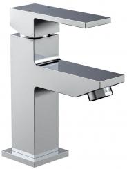 Hochdruck Waschtischarmatur eckig chromoptik 