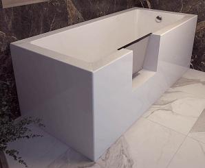 Schröder Acryl Badewanne mit Tür Uppsala Easy Ecke rechts 