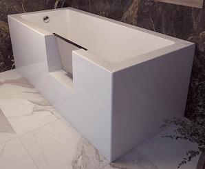 Schröder Acryl Badewanne mit Tür Uppsala Easy Ecke links 