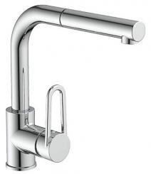 Hochdruck Küchenarmatur mit Geschirrbrause ausziehbar chromoptik 