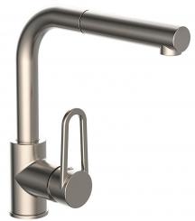 Hochdruck Küchenarmatur mit Geschirrbrause ausziehbar edelstahloptik 