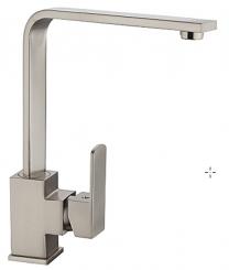 Hochdruck Spülbeckenarmatur eckig mit hohem Festauslauf 90° 