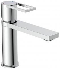 Waschtischarmatur mit Eco-Click und Pop-Up-Exzentergarnitur chrom 