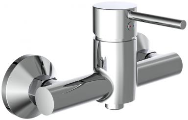 Einhebel Aufputz Brausearmatur chromoptik 