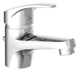 Niederdruck Einhebel Waschtischarmatur chromoptik 