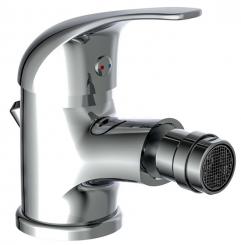 FERRO Adore Einhebel Bidetarmatur Badarmatur Bad Wasserhahn für Bidet WEIß CHROM 