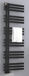 Mert Badheizkörper Elen tiefschwarz RAL 9005 matt 1500x500 mm (Höhe x Breite)