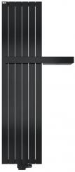 Mert Paneelheizkörper TEO mit Mittelanschluss tiefschwarz matt 1800x450 mm (Höhe x Breite)