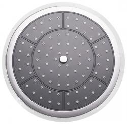 Kunststoff Kopfbrause rund 220 mm chrom/anthrazit 