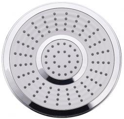 Kunststoff Kopfbrause rund 225 mm chrom/grau 