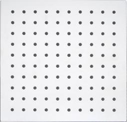 Kunststoff Kopfbrause eckig 200x200 mm chromoptik 