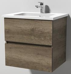 Sanipa Waschbecken Set Solo One Euphoria 60 cm PS020 Eiche Nebraska 