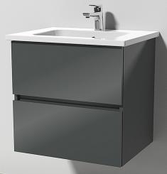 Sanipa Waschbecken Set Solo One Euphoria 60 cm PS020 anthrazit 