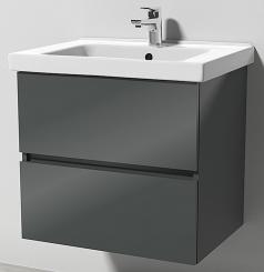 Sanipa Waschbecken Set Solo One Harmonia 65 cm PS030 anthrazit 