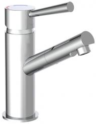 Niederdruck Einhand Waschtischarmatur hoher Auslauf chromoptik 