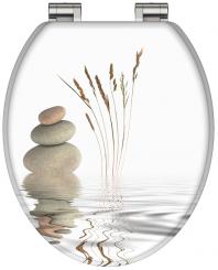 MDF Holzkern WC-Sitz Balance mit Absenkautomatik 