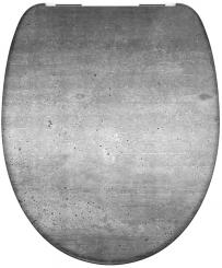 Duroplast WC-Sitz Beton grau mit Absenkautomatik 