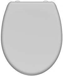 Duroplast WC-Sitz grau mit Absenkautomatik + Schnellverschluss 