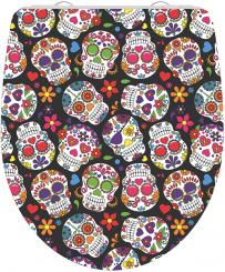 Duroplast WC-Sitz Hochglanz Schädel Absenkautomatik+Schnellverschluss 