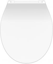Duroplast WC-Sitz Slim weiß mit Absenkautomatik + Schnellverschluss 