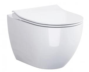 Keramik Tiefspül-WC wandhängend Harmony antibakteriell spülrandlos 